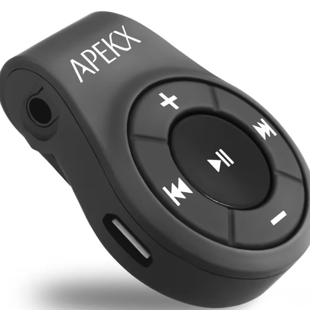 NWT APEKX Black Bluetooth Audio Receiver